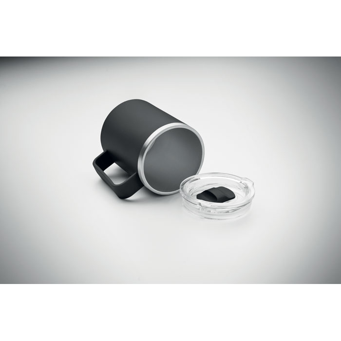Tazza a doppio strat da 400 ml Nero item picture 5
