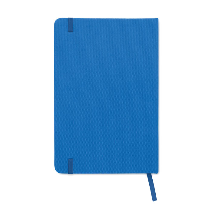 Notebook A5 in 600D RPET Blu Royal item picture back