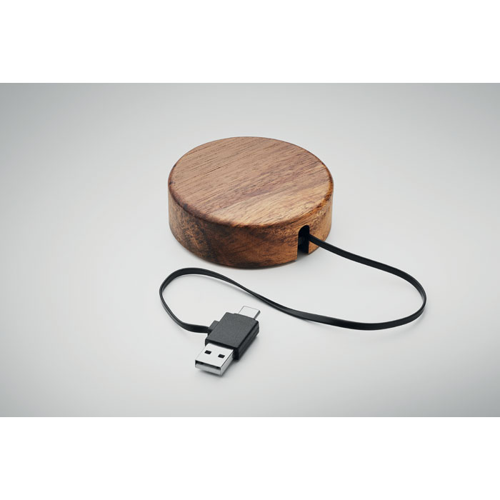 Caricabatterie wireless 15W Legno item detail picture