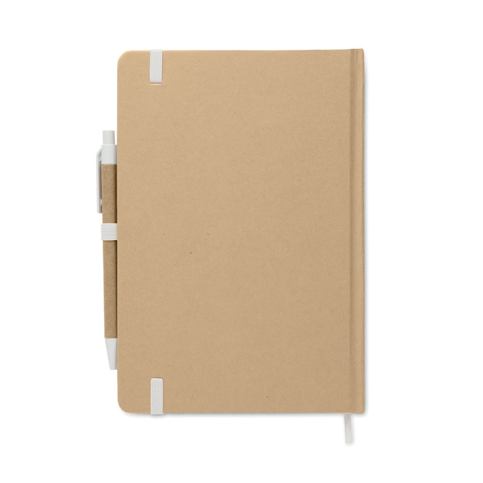 A5 notebook in recycled carton Bianco item picture top