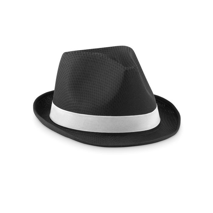 Cappello poliestere colorato black item picture front