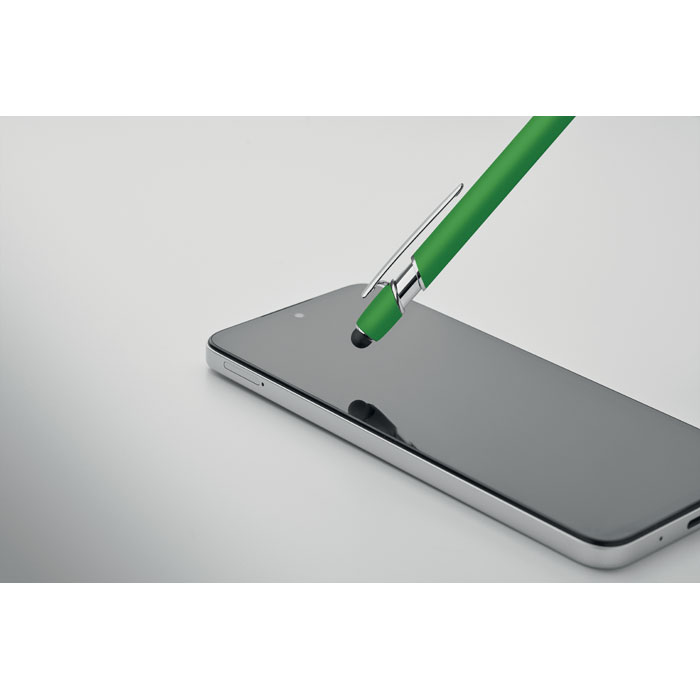 Penna in alluminio riciclato Lime item picture open
