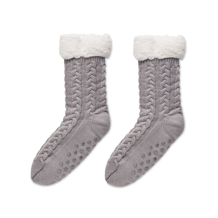 Pair of slipper sock M Grigio item picture top