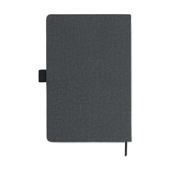 Notebook A5 in PU Grigio Pietra item picture back