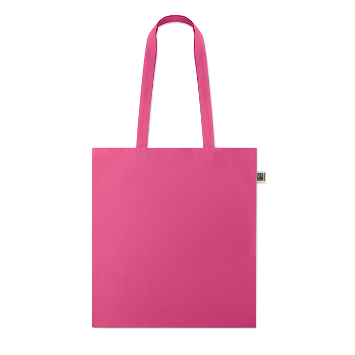 Shopper Fairtrade 180gr Fucsia item picture back