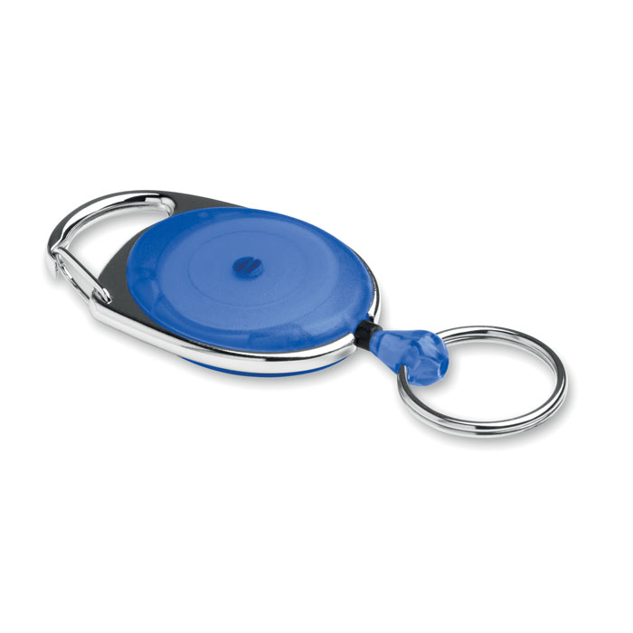 Retractable badge holder Blu item picture back