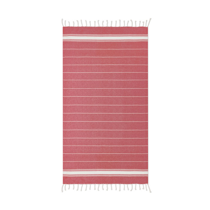 Beach towel cotton  180 gr/m² red item picture front