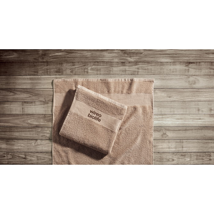 Towel organic cotton 100x50cm Avorio item picture printed