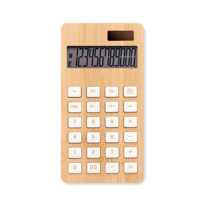 Calcolatrice in bamboo Legno item picture front