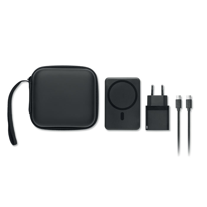 Magnetic power bank set 5000mAh Nero item picture 1