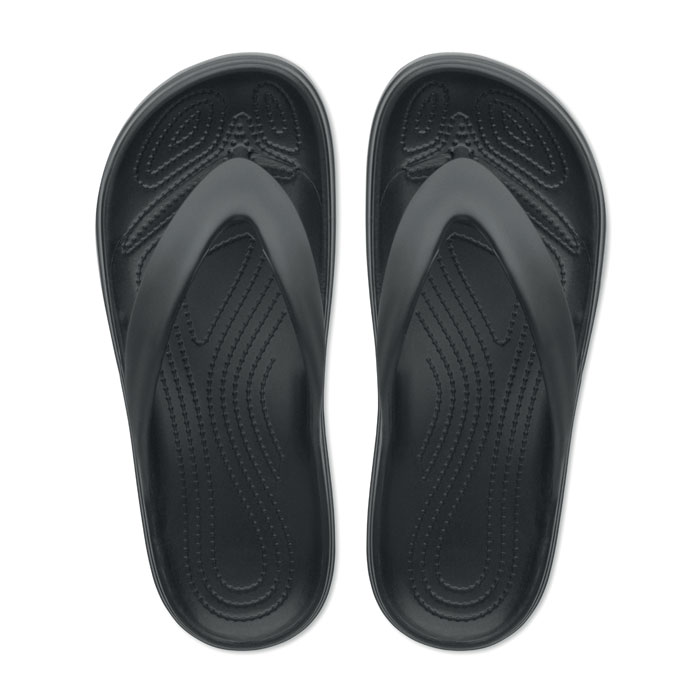 Pantofole in EVA Nero item picture back