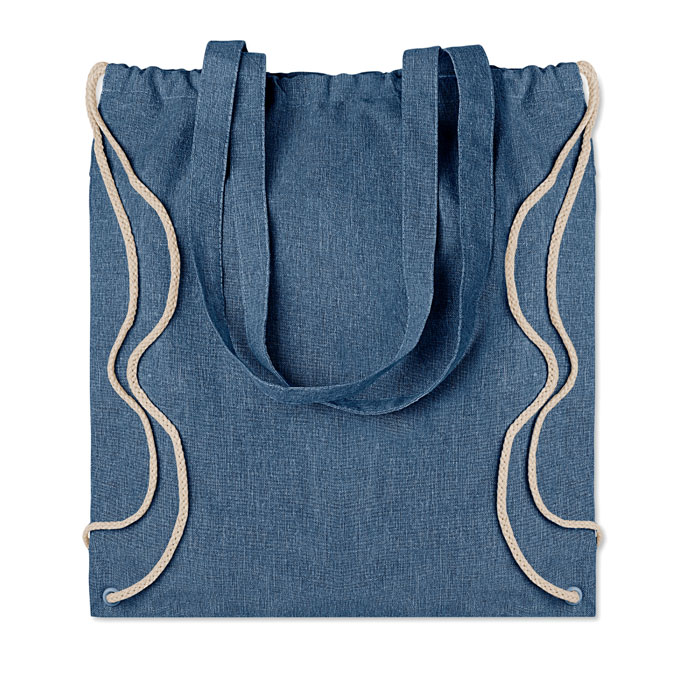 140gr/m² recycled fabric bag Blu Royal item picture back