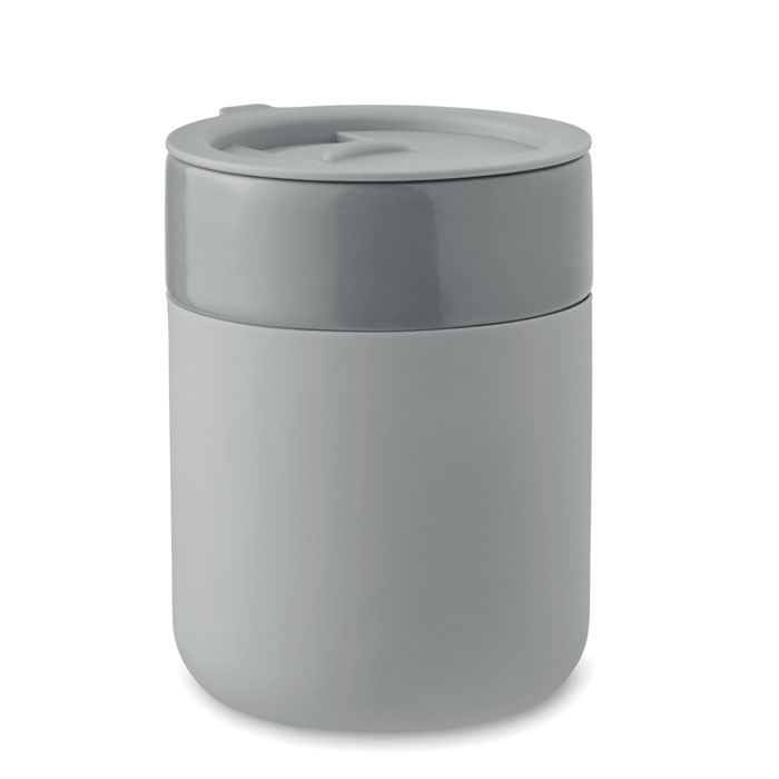 Bicchiere in ceramica 330 ml Grigio item picture front