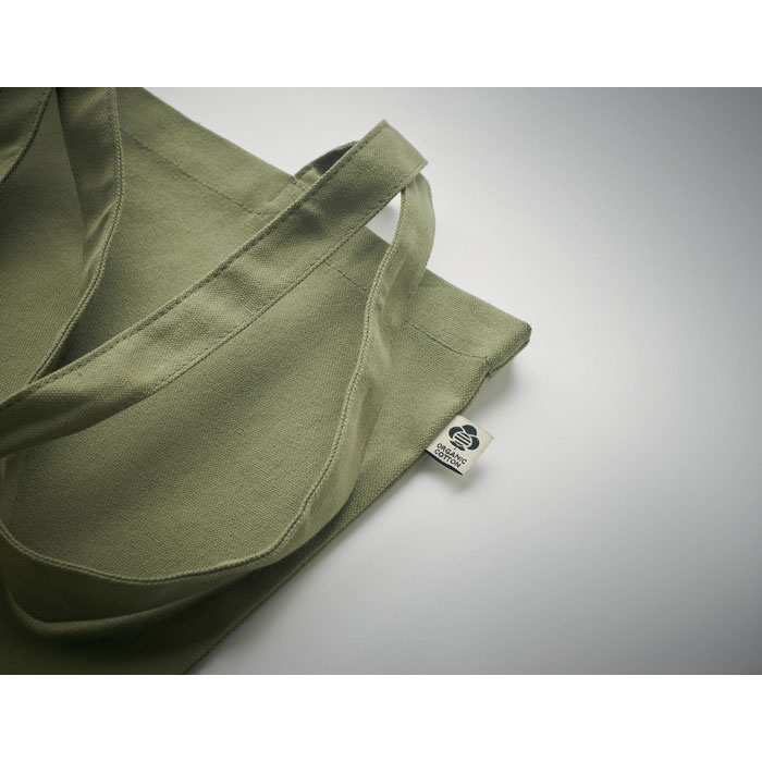 Canvas shopping bag 270 gr/m² Verde item detail picture