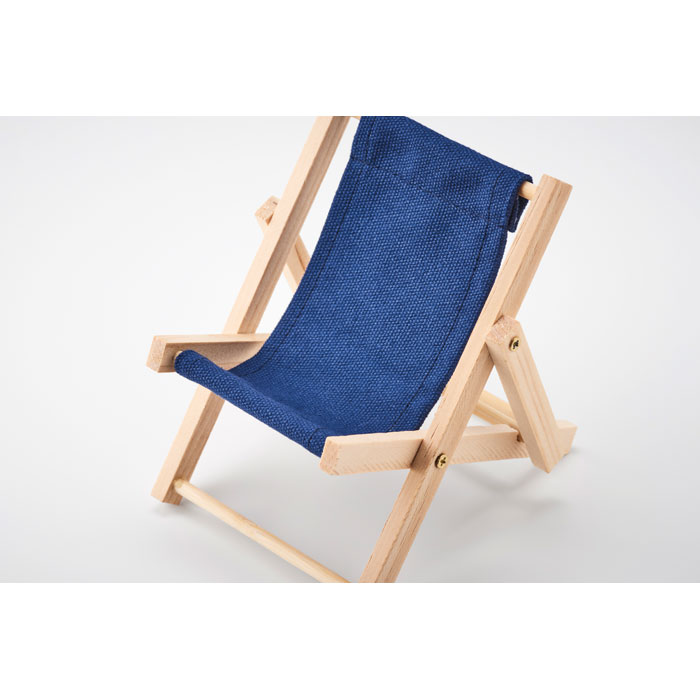 Deckchair-shaped phone stand blue item detail picture