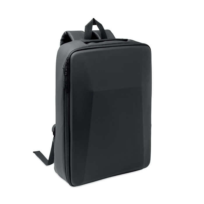15" hard shell RPET backpack Nero item picture front
