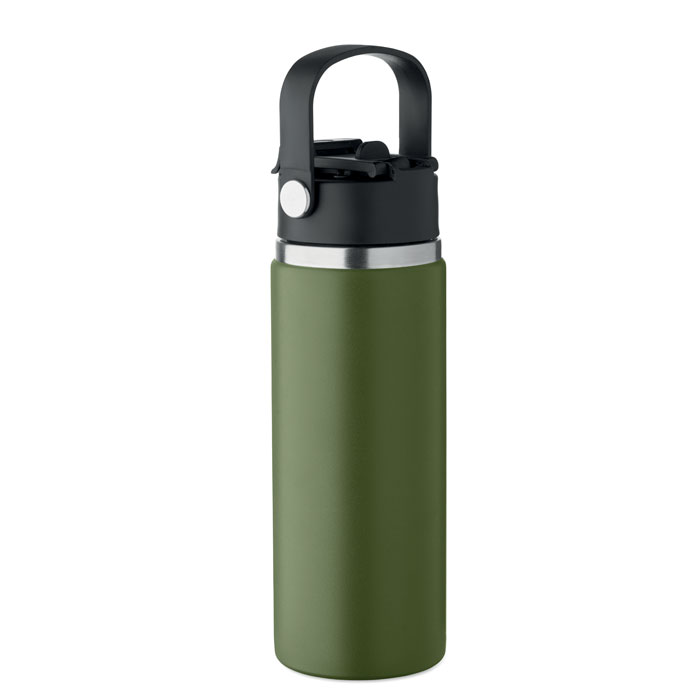 Double wall bottle 500 ml Verde Scuro item picture side