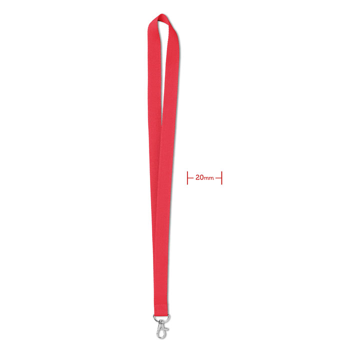 Lanyard red item picture front