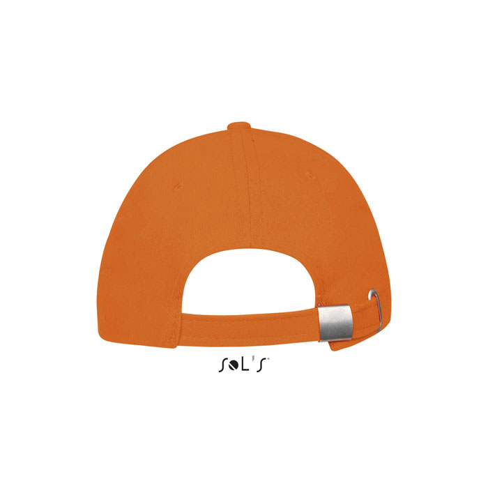 BUFFALO SIX PANEL CAP Arancione item picture back