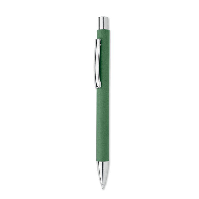 Recycled paper push ball pen Verde item picture front