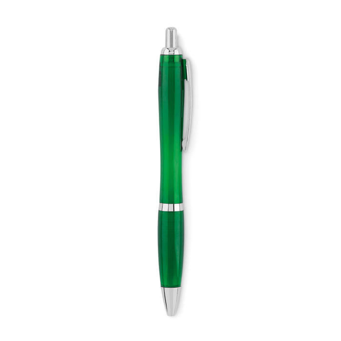 Ball pen in RPET Verde Trasparente item picture top