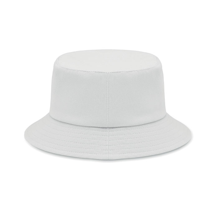 Brushed 260gr/m² cotton sunhat Bianco item picture open