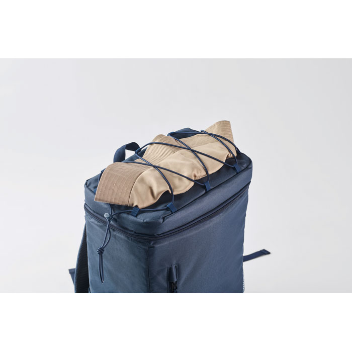 Cooler backpack in 600D RPET Blu item picture 5
