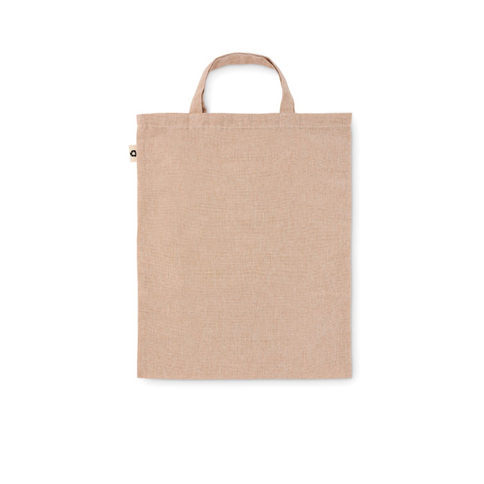 Foldable shopper bag 140 gr/m² Beige item picture side