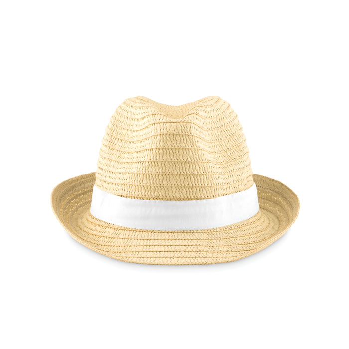 Cappello di paglia naturale white item picture front