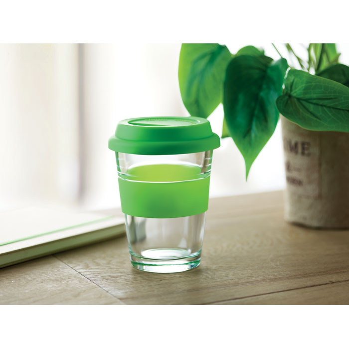 Glass tumbler 350 ml Lime item ambiant picture
