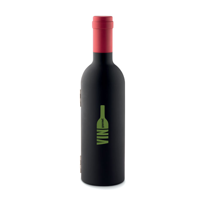 Set vino in box di bottiglia black item picture printed