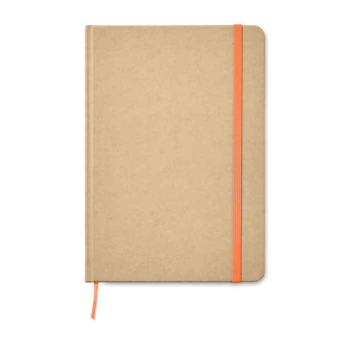 Notebook A5 riciclato orange item picture front