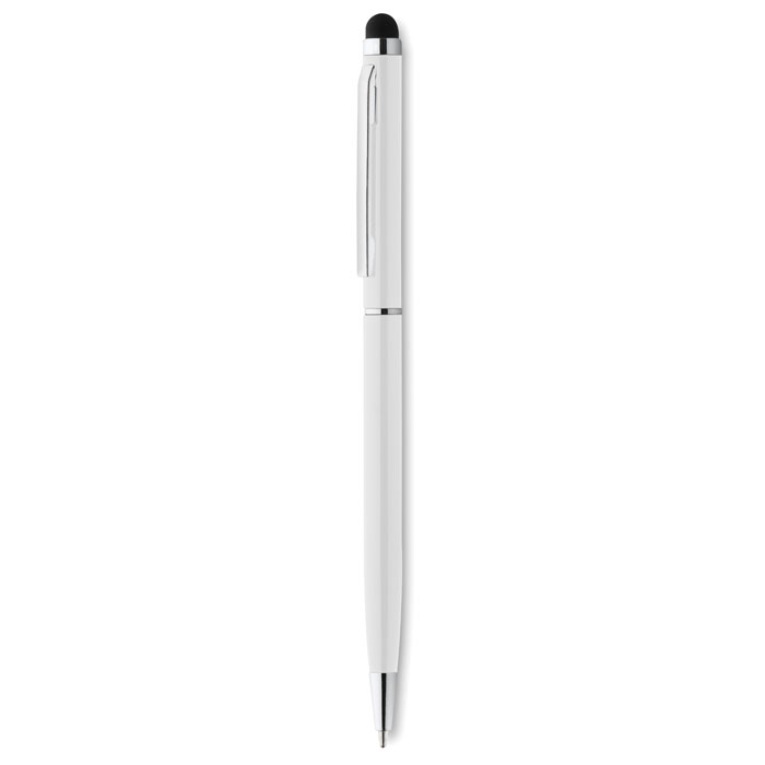 Twist and touch ball pen Bianco item picture back