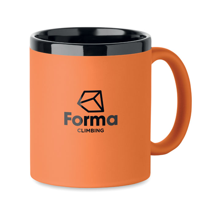 Ceramic mug for laser 300 ml Arancio item picture printed