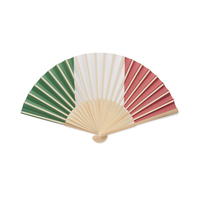 Manual fan flag design Verde item picture open