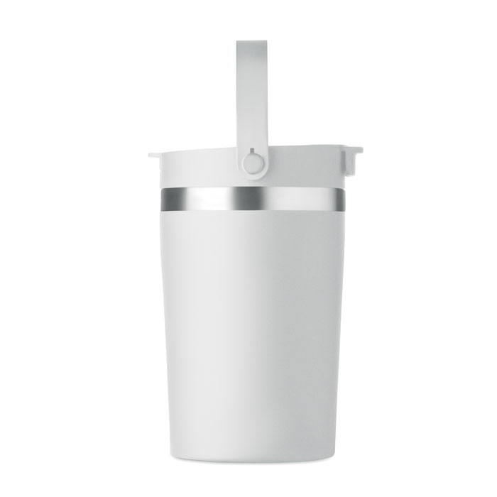Bicchiere doppio strato 350 ml Bianco item picture 3