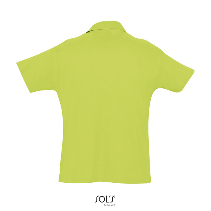 SUMMER II UOMO POLO 170g Apple Green item picture back
