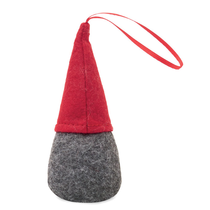 Felt gnome tree hanger Rosso item picture back