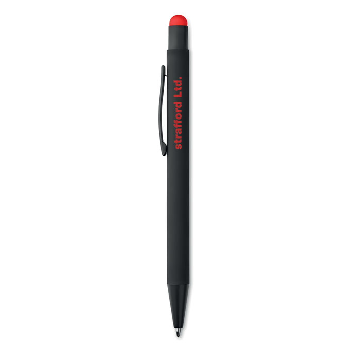 Aluminium stylus pen Rosso item picture printed