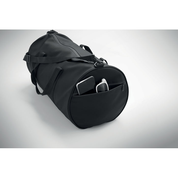 Duffle bag in 600D RPET Nero item detail picture