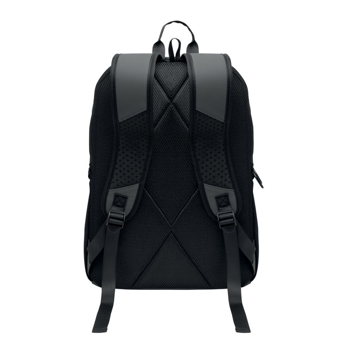 15" soft PU laptop backpack Grigio Pietra item picture 6