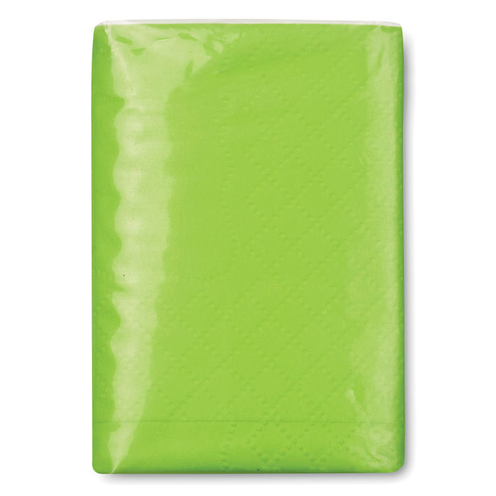 Mini tissues in packet lime item picture back