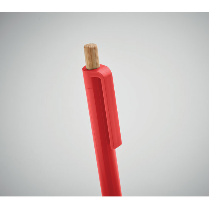 Penna a sfera in ABS riciclato Rosso item detail picture