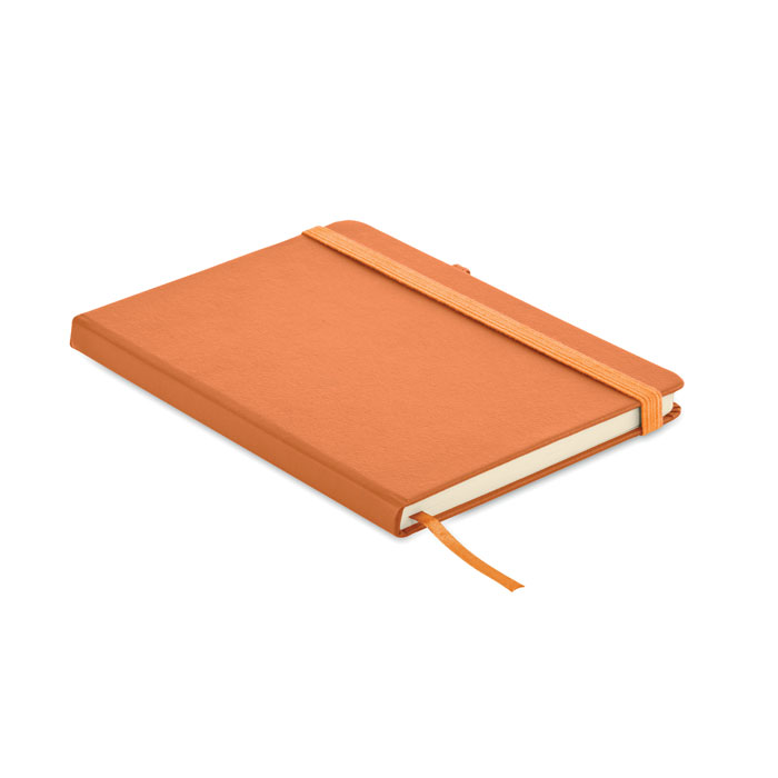 Recycled Leather A5 notebook Arancio item picture front