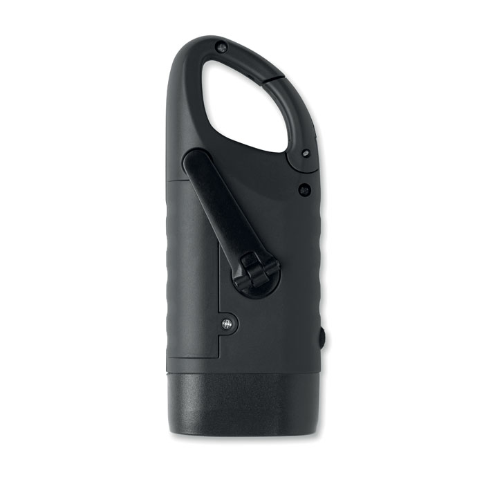 Torcia solare con dinamo Nero item picture 2