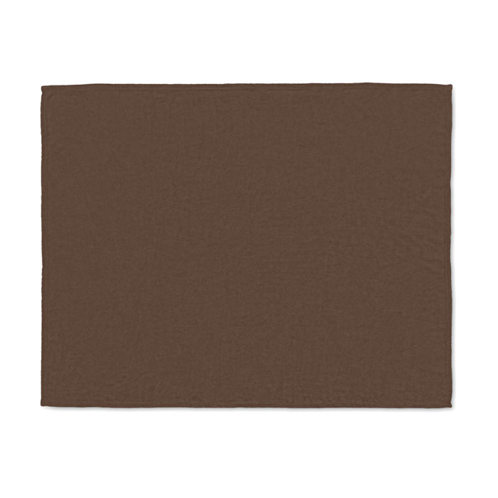 Coperta in pile RPET 280gr/m² Cioccolato item picture side