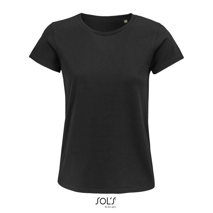 CRUSADER DONNA T-SHIRT 150g deep black item picture front