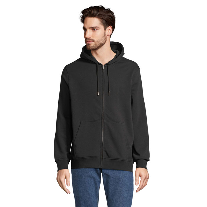 CALIPSO FULL ZIP HOODIE Nero item picture front