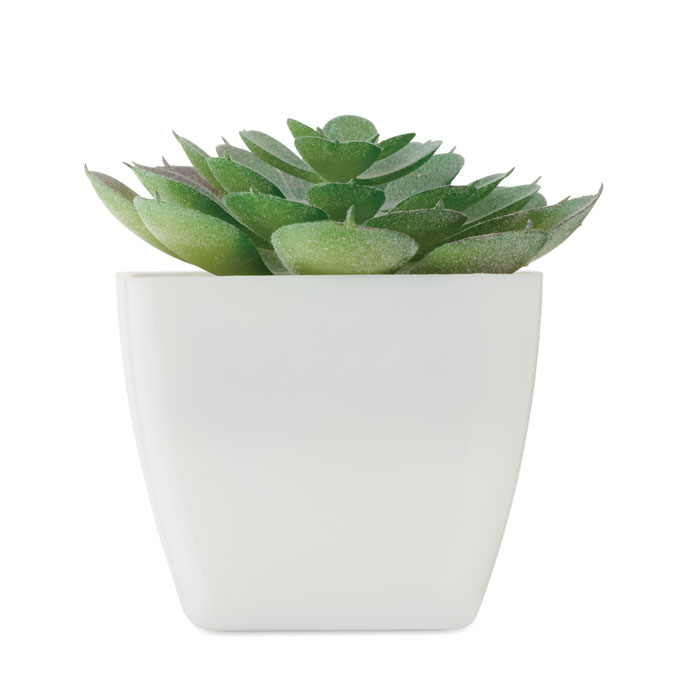 Mini pianta artificiale Bianco item picture back