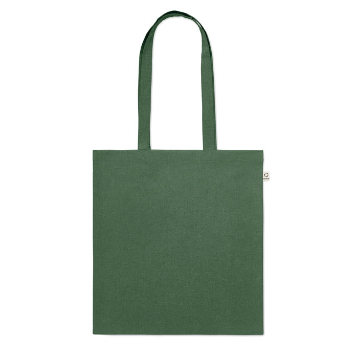 Shopper in cotone riciclato Verde Scuro item picture back